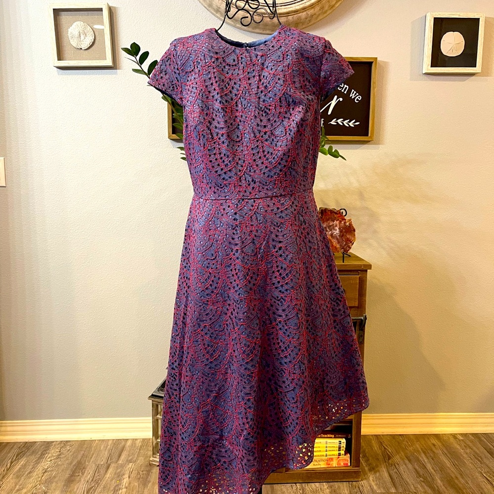 Banana Republic, blue/red